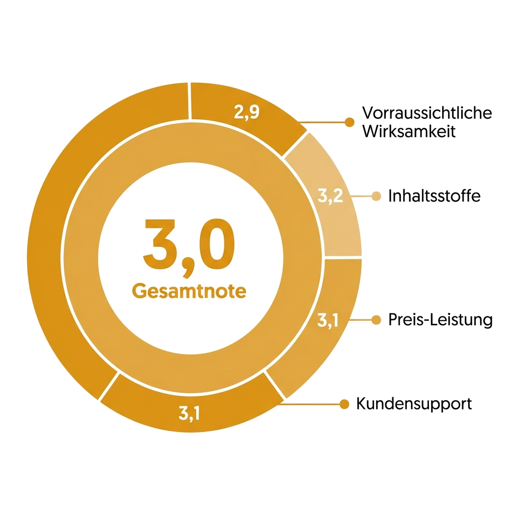 Bewertung 3,0 BEFRIEDIGEND